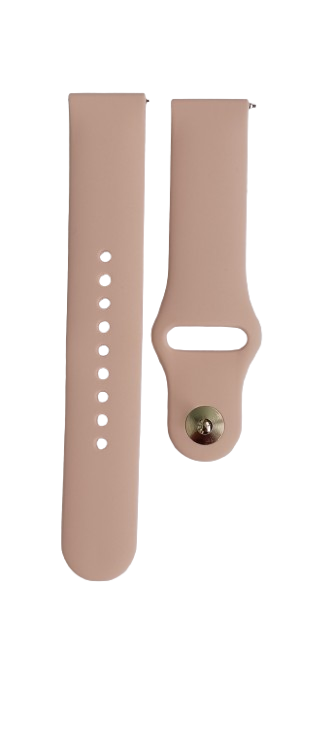 Ремешок для часов силиконовый 20х175 мм Pink sand (3200) - фото 1 Ремешок для часов силиконовый 20х175 мм Pink sand (3200) - фото 1