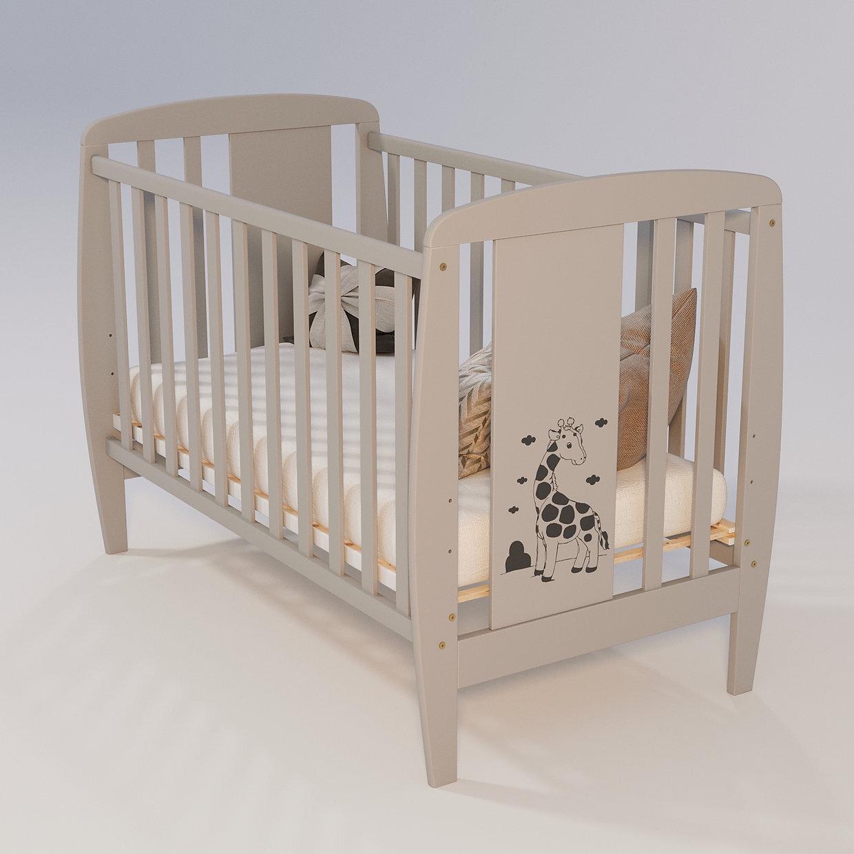 Детская кроватка Дубик-М Жирафка Слоновая кость Детская кроватка Дубик-М Жирафка Слоновая кость