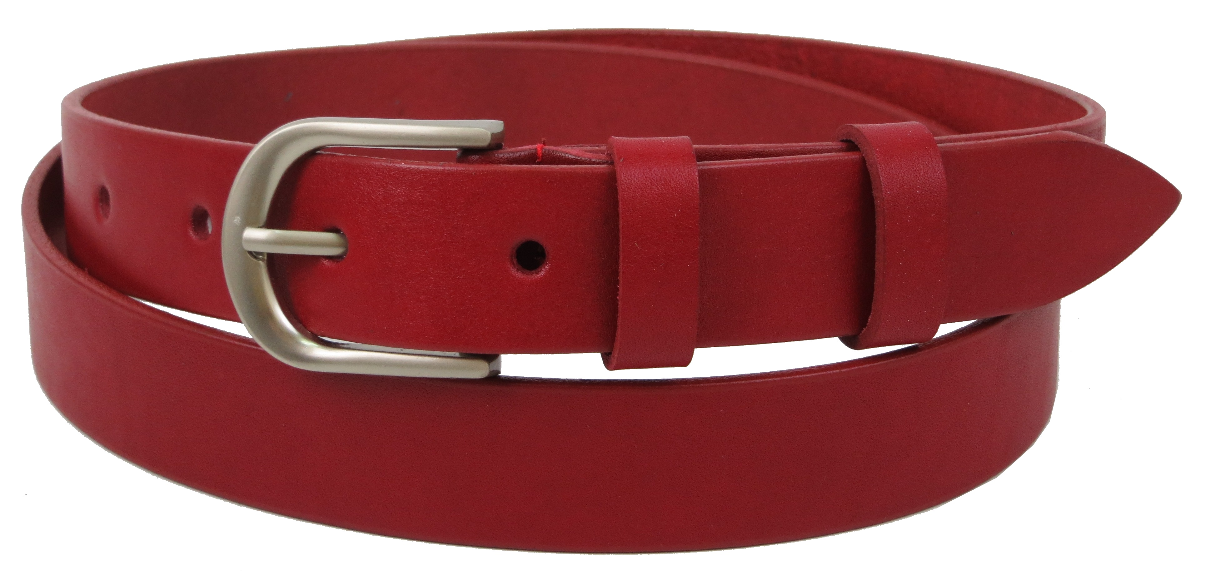 Ремень женский Skipper кожаный Красный (1351-30)