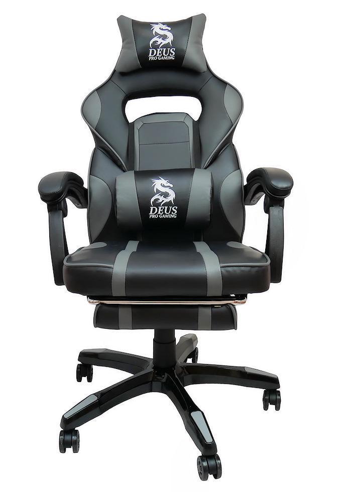 Кресло компьютерное DEUS Large Черный/Серый (10195106) - фото 7 Кресло компьютерное DEUS Large Черный/Серый (10195106) - фото 7