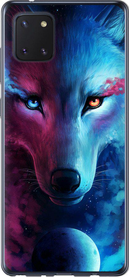Чехол на Samsung Galaxy Note 10 Lite Арт-волк (3999u-1872-42517)