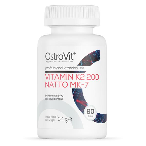 Витамины OstroVit Vitamin K2 200 Natto MK-7 90 таблеток