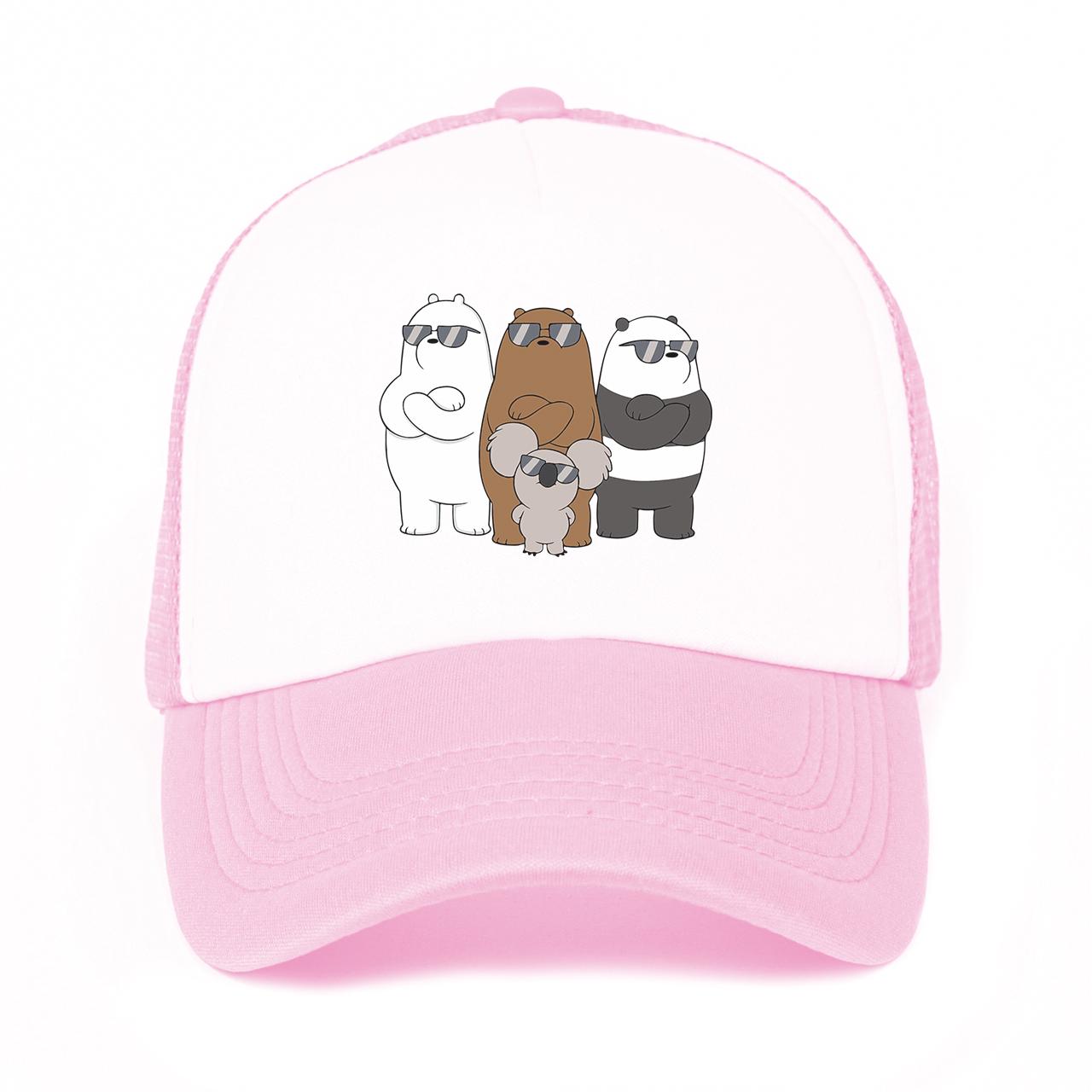Кепка тракер детская We Bare Bears Розовый (33404-2892-PK)