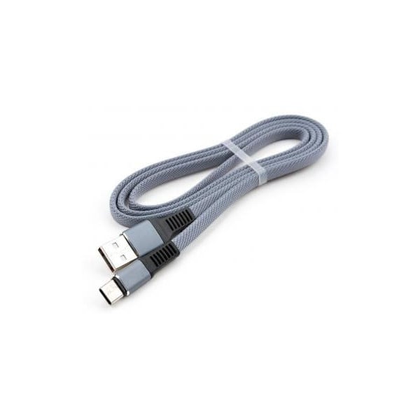 Кабель Vinga USB 2.0 AM to Type-C 1 м Gray (VCPDCTCFNB1GR)