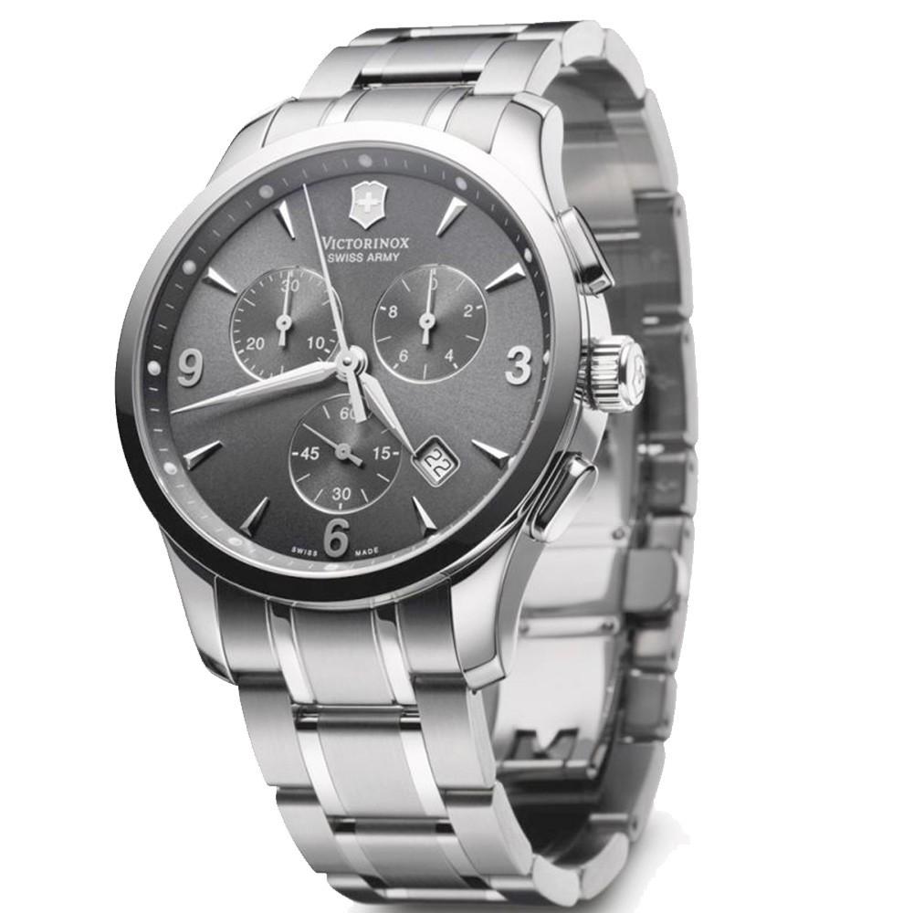 Наручний годинник чоловічий Victorinox Swiss Army Alliance Ii Chrono кварцевий Silver (V241478) - фото 5 Наручний годинник чоловічий Victorinox Swiss Army Alliance Ii Chrono кварцевий Silver (V241478) - фото 5