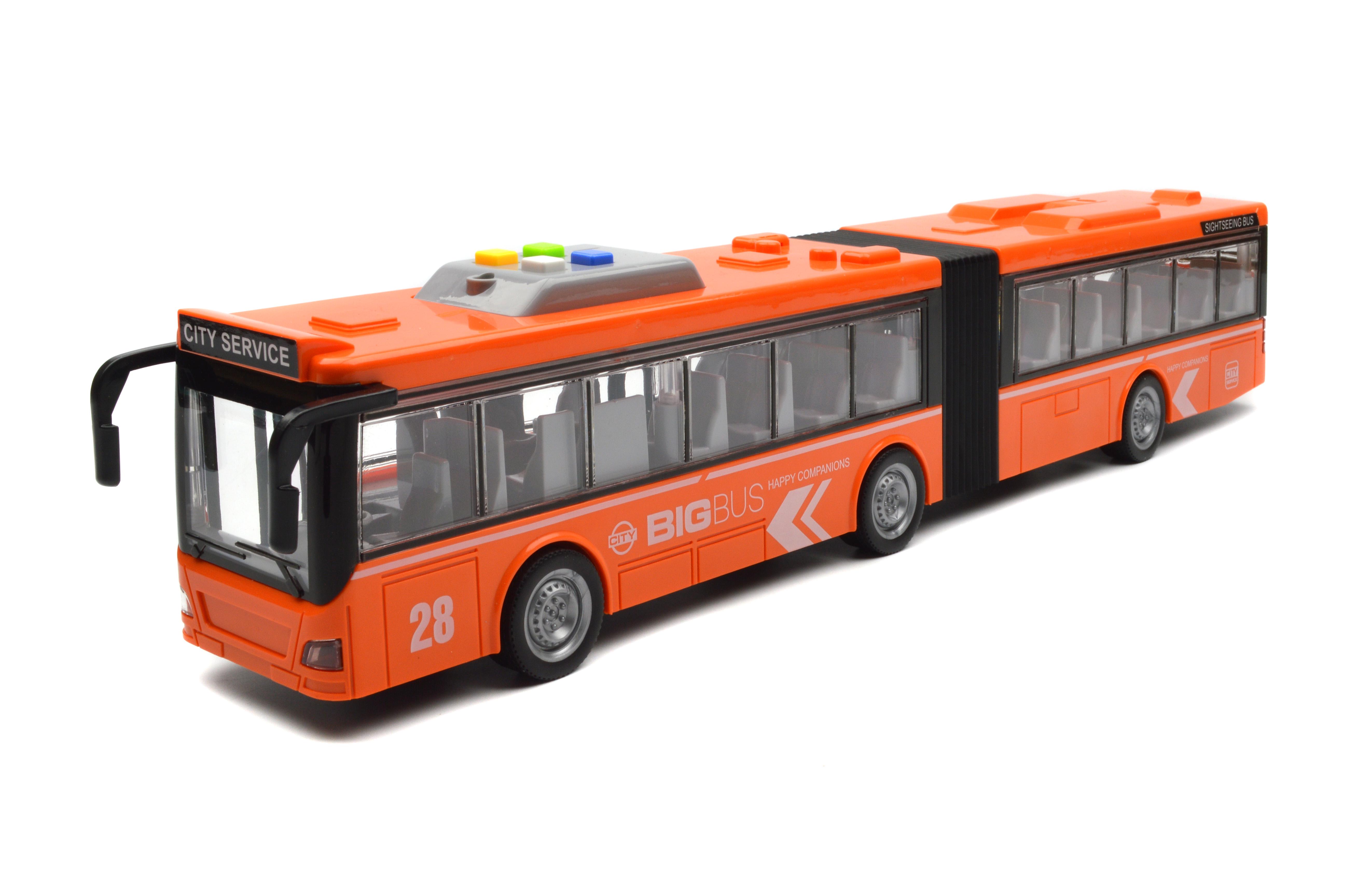 Игрушечный автобус WY913B 1:16 со свето-звуковыми эффектами (WY913B)