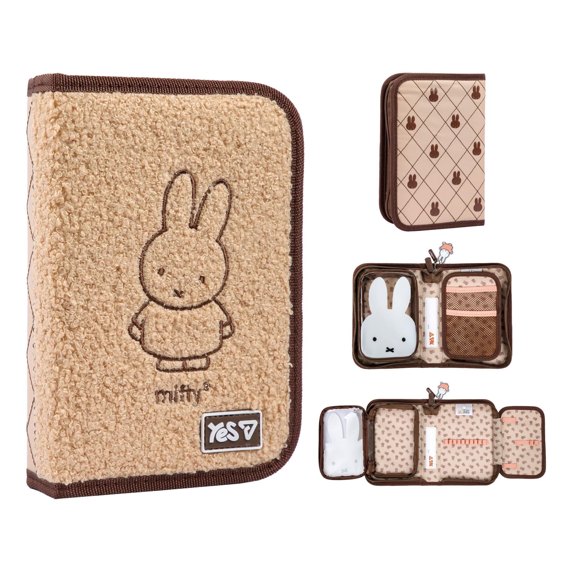 Пенал школьный YES Miffy с прозрачным карманом 1 отделение Бежевый (533750) Пенал школьный YES Miffy с прозрачным карманом 1 отделение Бежевый (533750)