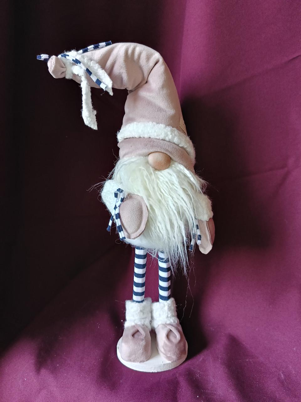 Гном скандинавський 75 см Пудровий (Гном №15) - фото 4