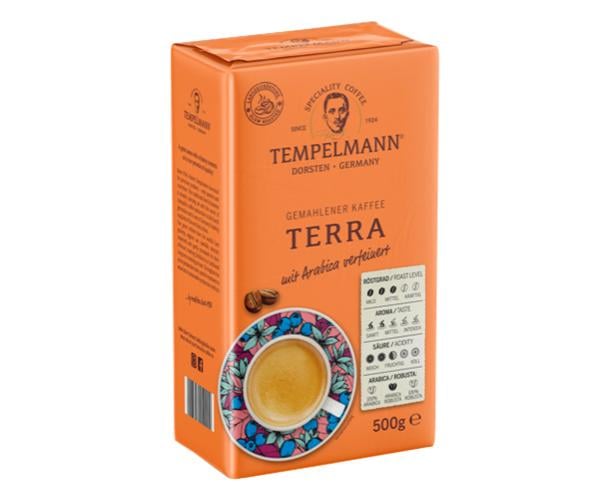 Кава мелена Tempelmann Terra Caffe Crema 500 г (13353499)