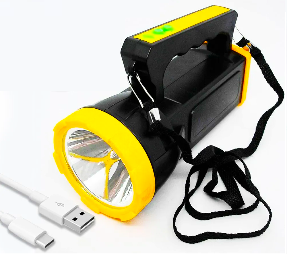 Фонарь ручной прожектор XO-YH02 на аккумуляторе 1200 mAh USB (234564437) Фонарь ручной прожектор XO-YH02 на аккумуляторе 1200 mAh USB (234564437)