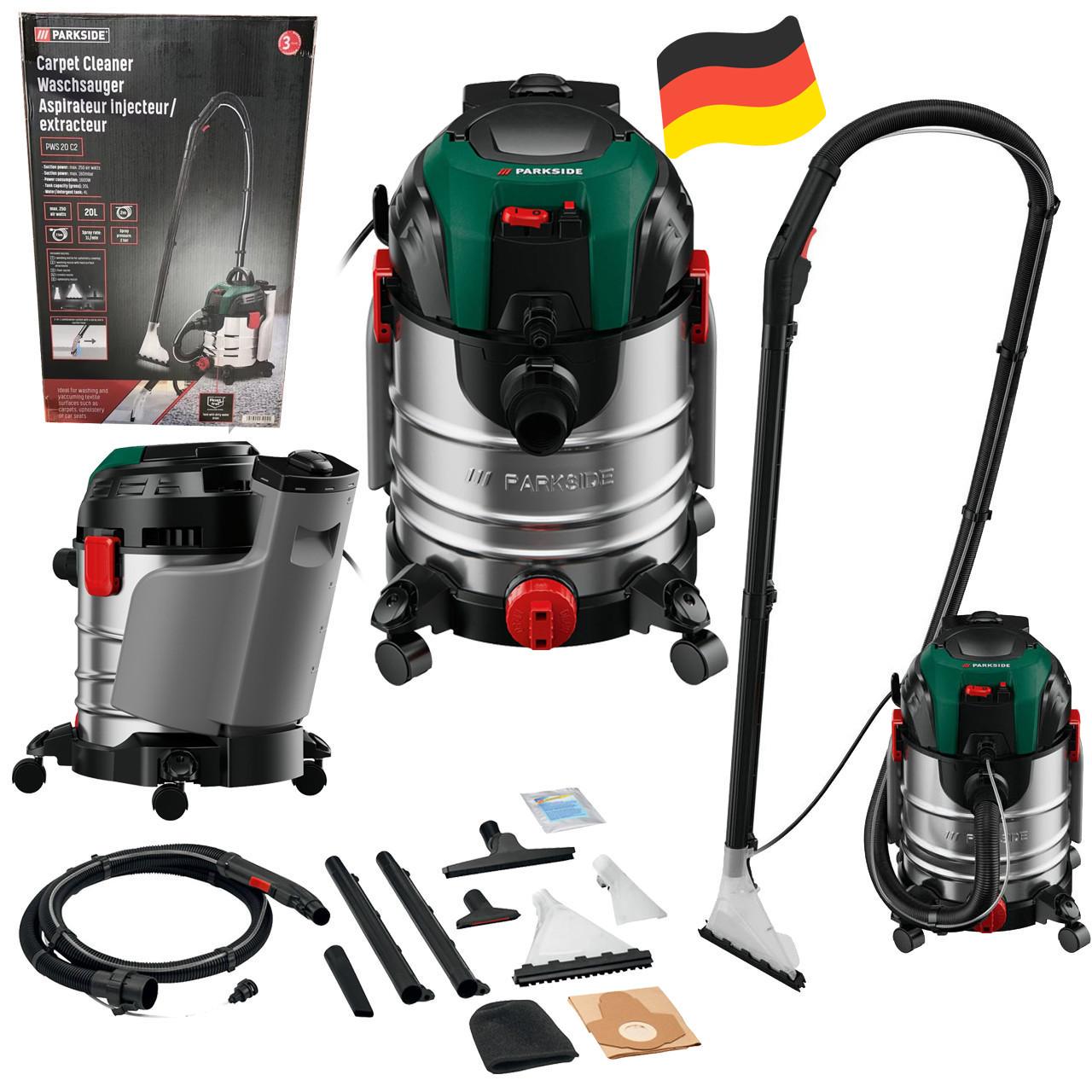 Миючий пилосос PARKSIDE PWS 20C2 20 л 1600 Вт - фото 3 Миючий пилосос PARKSIDE PWS 20C2 20 л 1600 Вт - фото 3