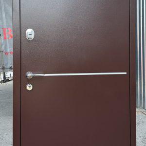 Дверь входная улица Redfort Блейд ПВХ-02 860х2040 мм RAL 8017 - фото 6