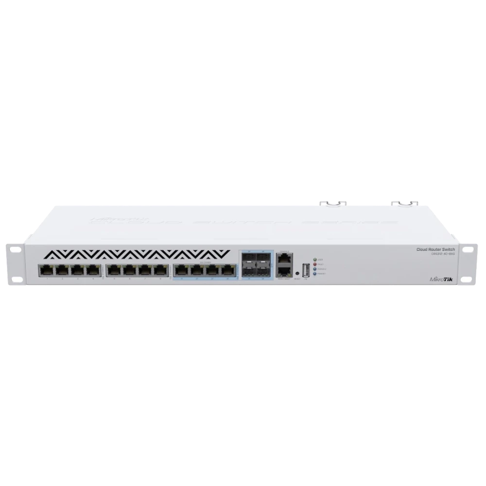 Комутатор MikroTik 312-4C+8XG-RM CRS312-4C+8XG-RM (3030311944)