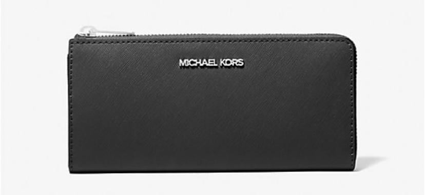 Гамнець Michael Kors Jet Set Travel Large Saffiano Leather Quarter-Zip Wallet (35T6GTVE3L) Гамнець Michael Kors Jet Set Travel Large Saffiano Leather Quarter-Zip Wallet (35T6GTVE3L)