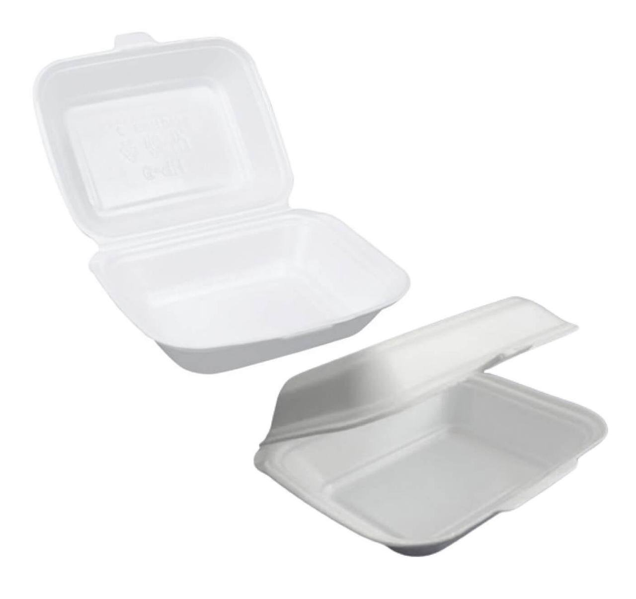 Ланч-бокс МВ-10 з полістиролу 246x150x60 мм 250 шт. Білий (006100023) - фото 3 Ланч-бокс МВ-10 з полістиролу 246x150x60 мм 250 шт. Білий (006100023) - фото 3