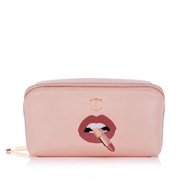 Лімітована косметичка PILLOW TALK MAKEUP BAG велика Рожевий (513137579)