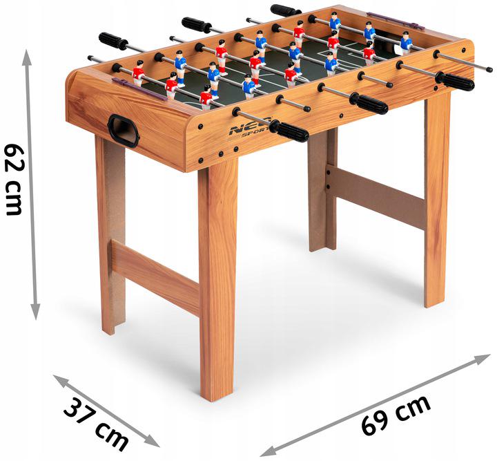 Стол для настольного футбола Neo-Sport NS-802 69x37x62 см (180200) - фото 7