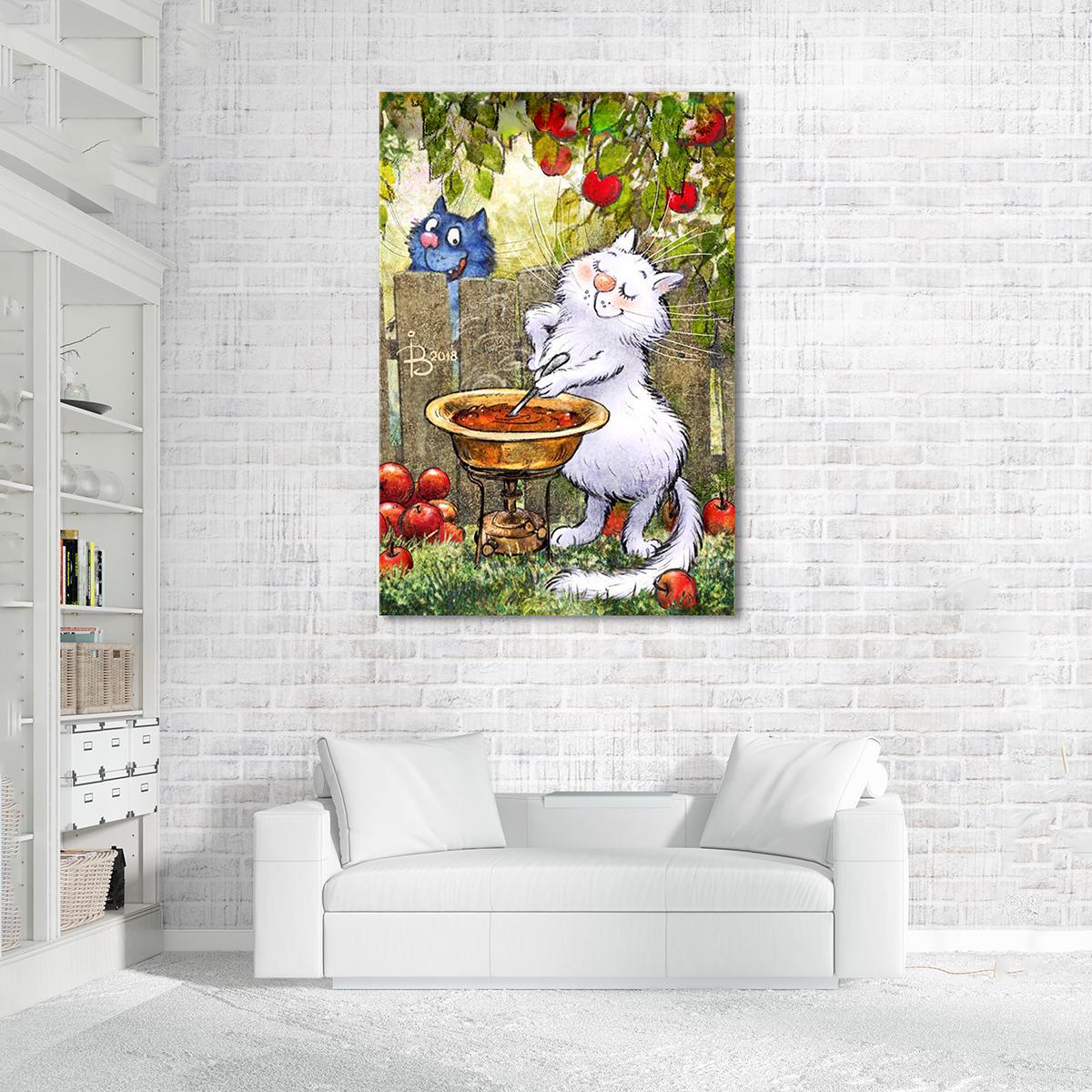 Модульная картина Варенье 1 модуль 70x105 см (_rinaz_20181634008)