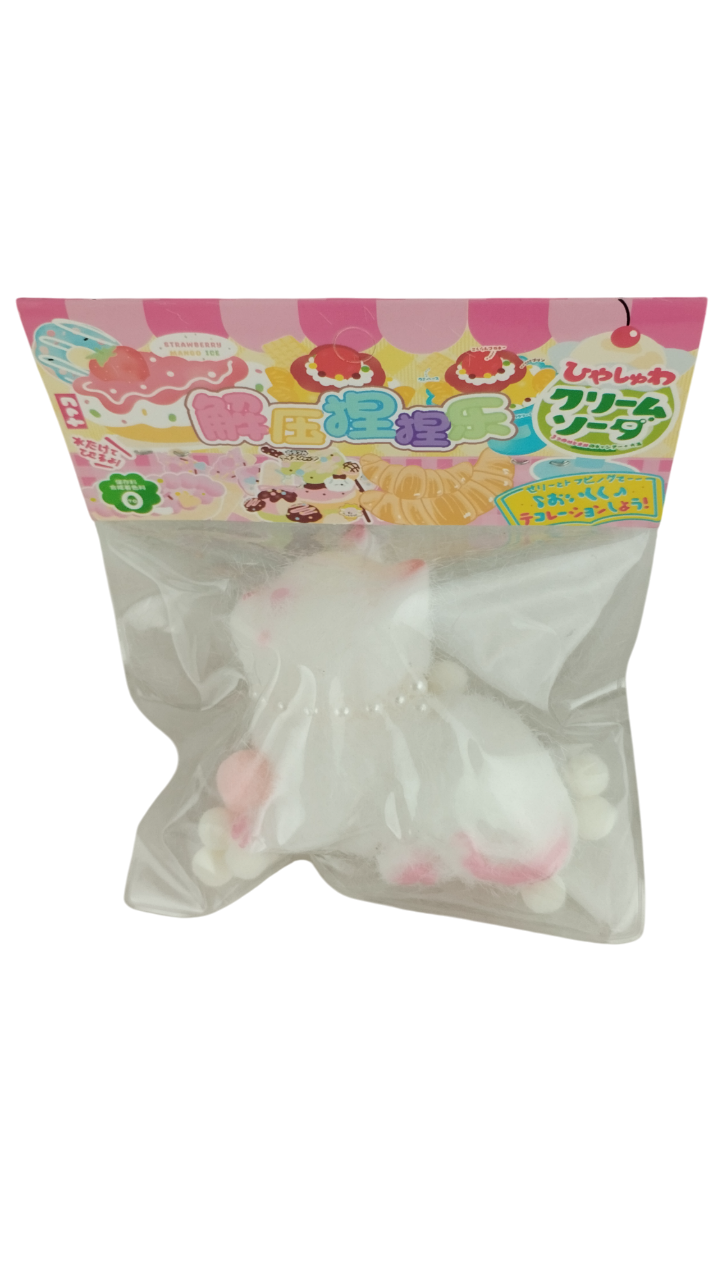 Игрушка антистресс сквиш Собачка Белая (000042)