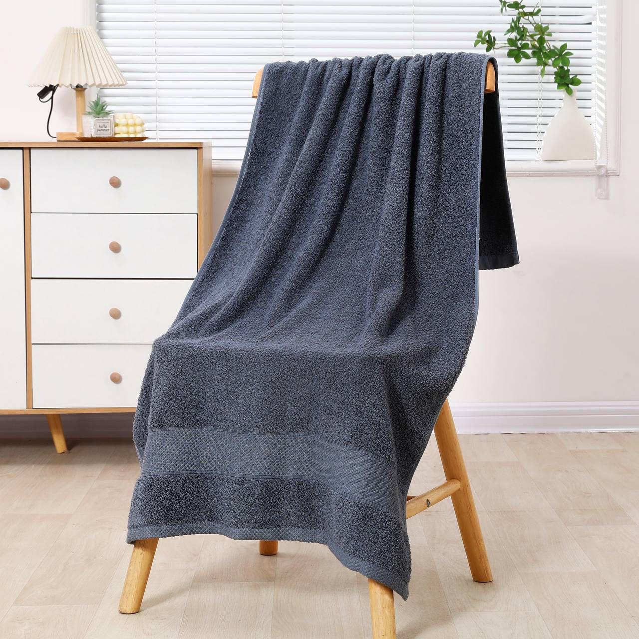 Комплект рушників махрових Malloory Home 50х90/70х140 см Темно-сірий (6958-1) - фото 3 Комплект рушників махрових Malloory Home 50х90/70х140 см Темно-сірий (6958-1) - фото 3