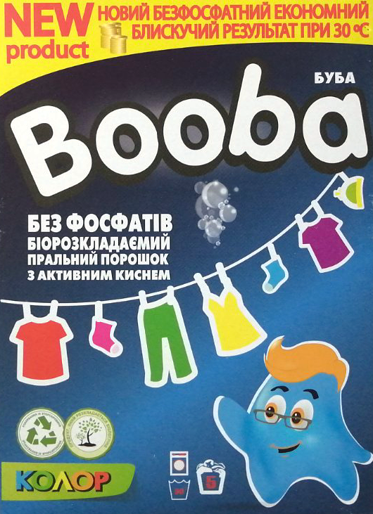 Стиральный порошок Booba универсал Колор 350 г (12248)