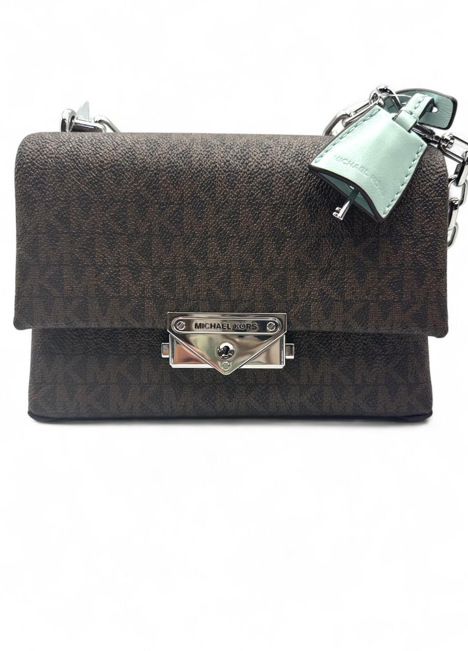 Женская сумка Michael Kors Cece 32S0ECOB Fair Aqua XS Chain Xbody Коричневый (2740356762)