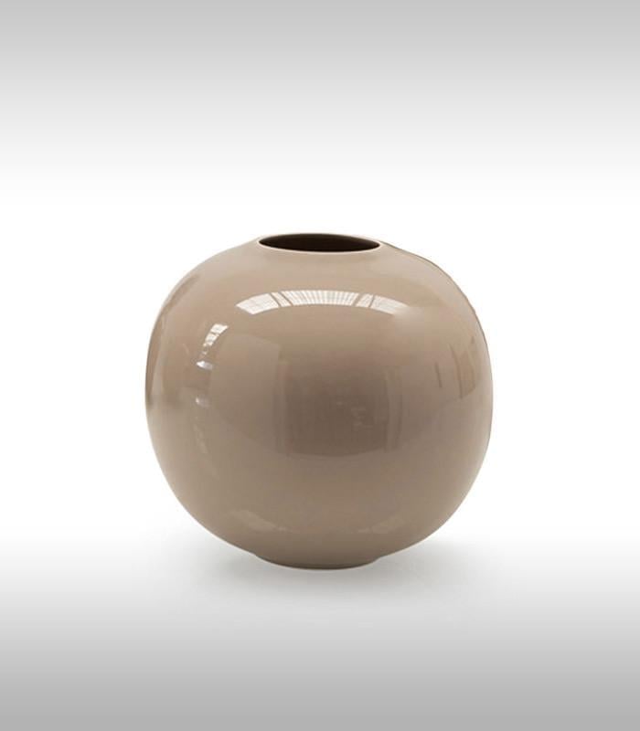 Ваза керамическая Calligaris Vaso Holi 22x22 см Серо-коричневый (412501) Вазы