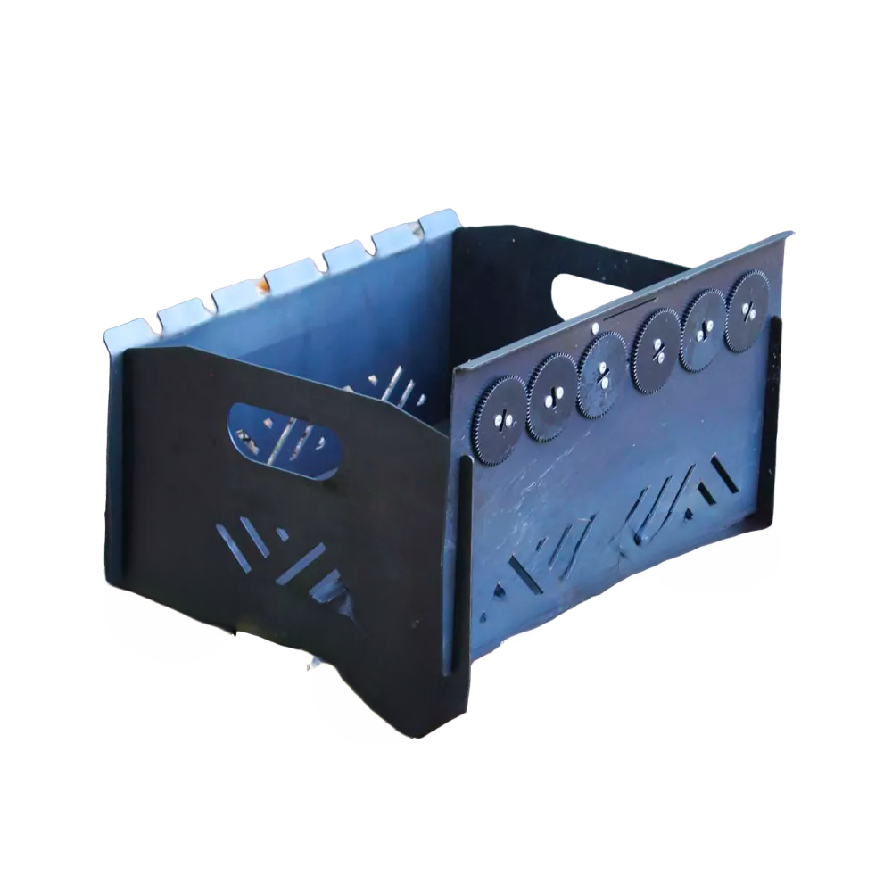 Мангал автоматический Ленивый шашлычник с электроприводом на 6 шампуров 3 мм (14-2-SP00272)