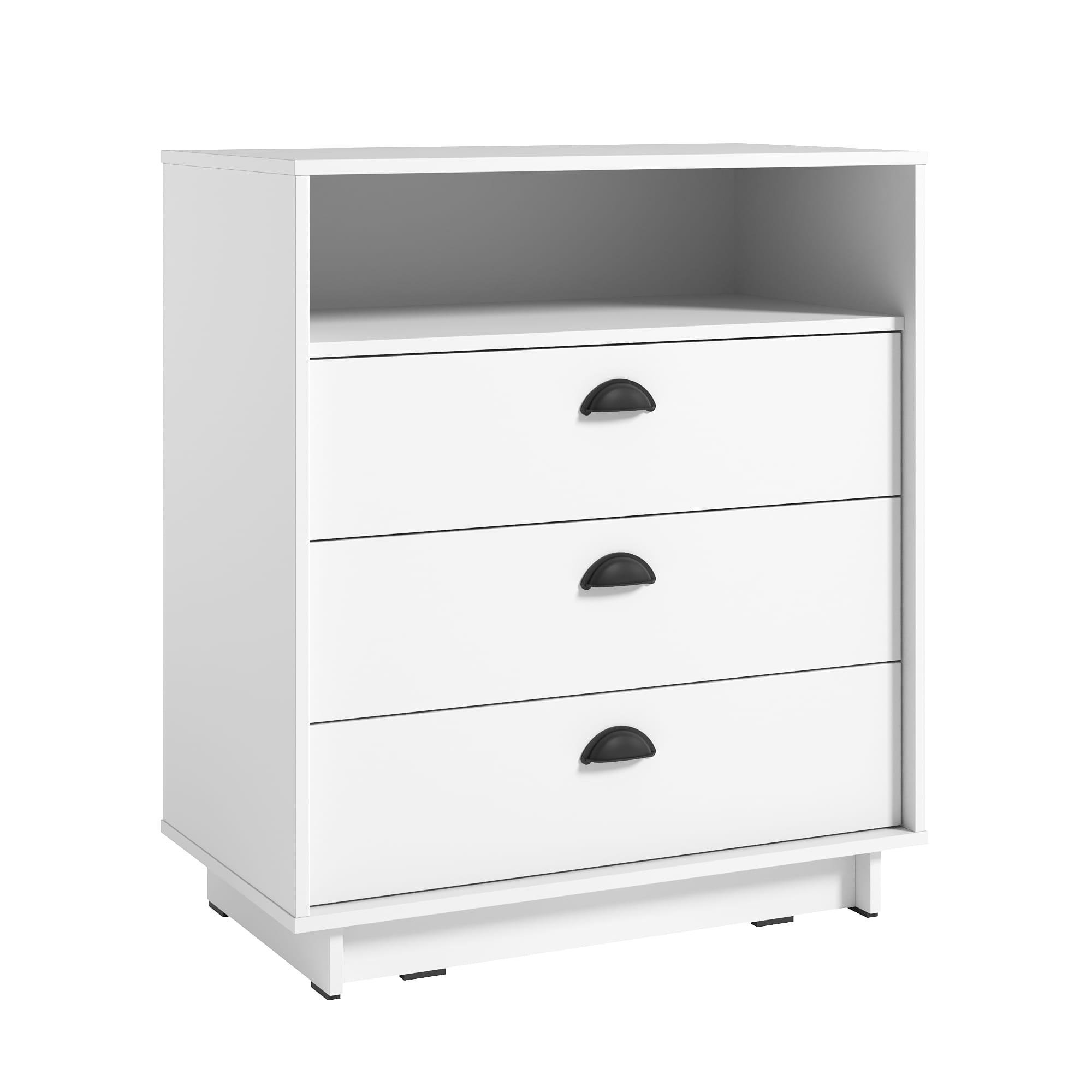 Комод з 3 ящиками Nikoshop К-1 800x900x450 мм Білий