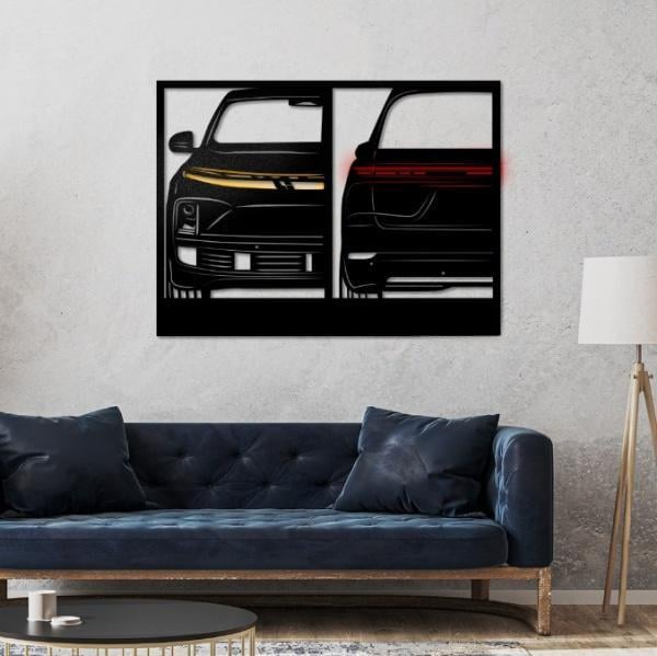 Картина-панно на стену в стиле лофт деревянное Decart Li L9 Ultra без подсветки 90х67 см