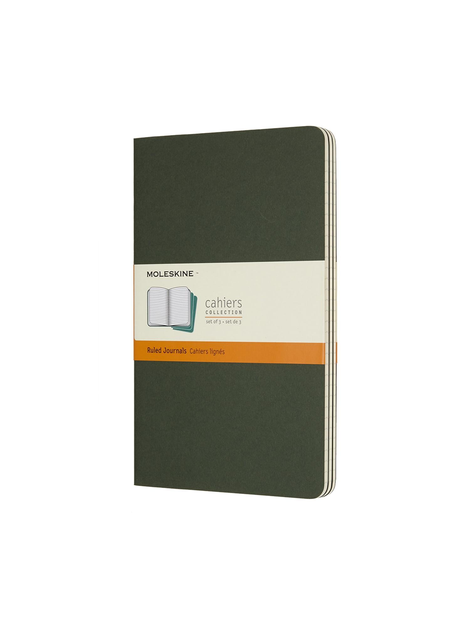 Блокнот Moleskine Cahier средний линейка Зеленый (CH016K15)