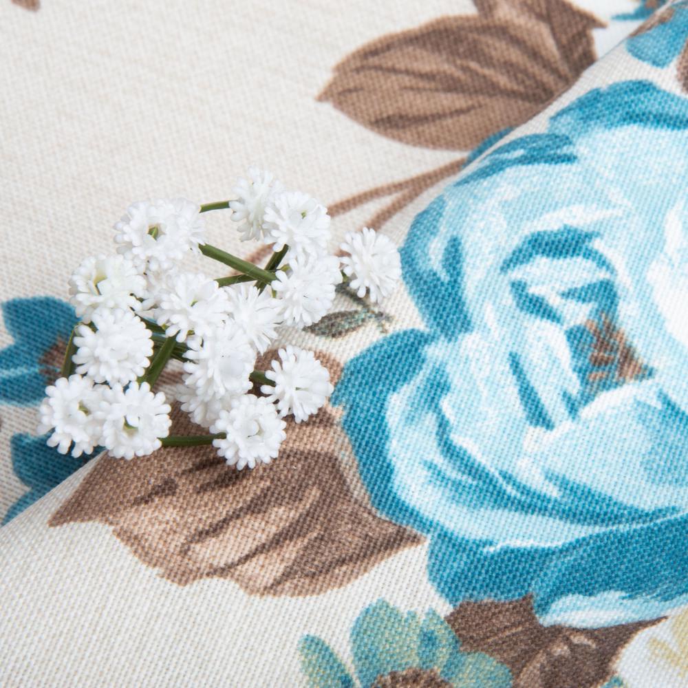 Тканина декоративна Глорія V-003 бавовна з водовідштовхувальним просоченням Блакитний (26376) - фото 5