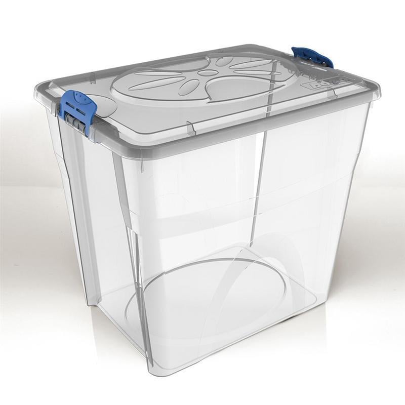 Контейнер для зберігання Sim Box 40x30x37 см 32 л Прозорий (3987)