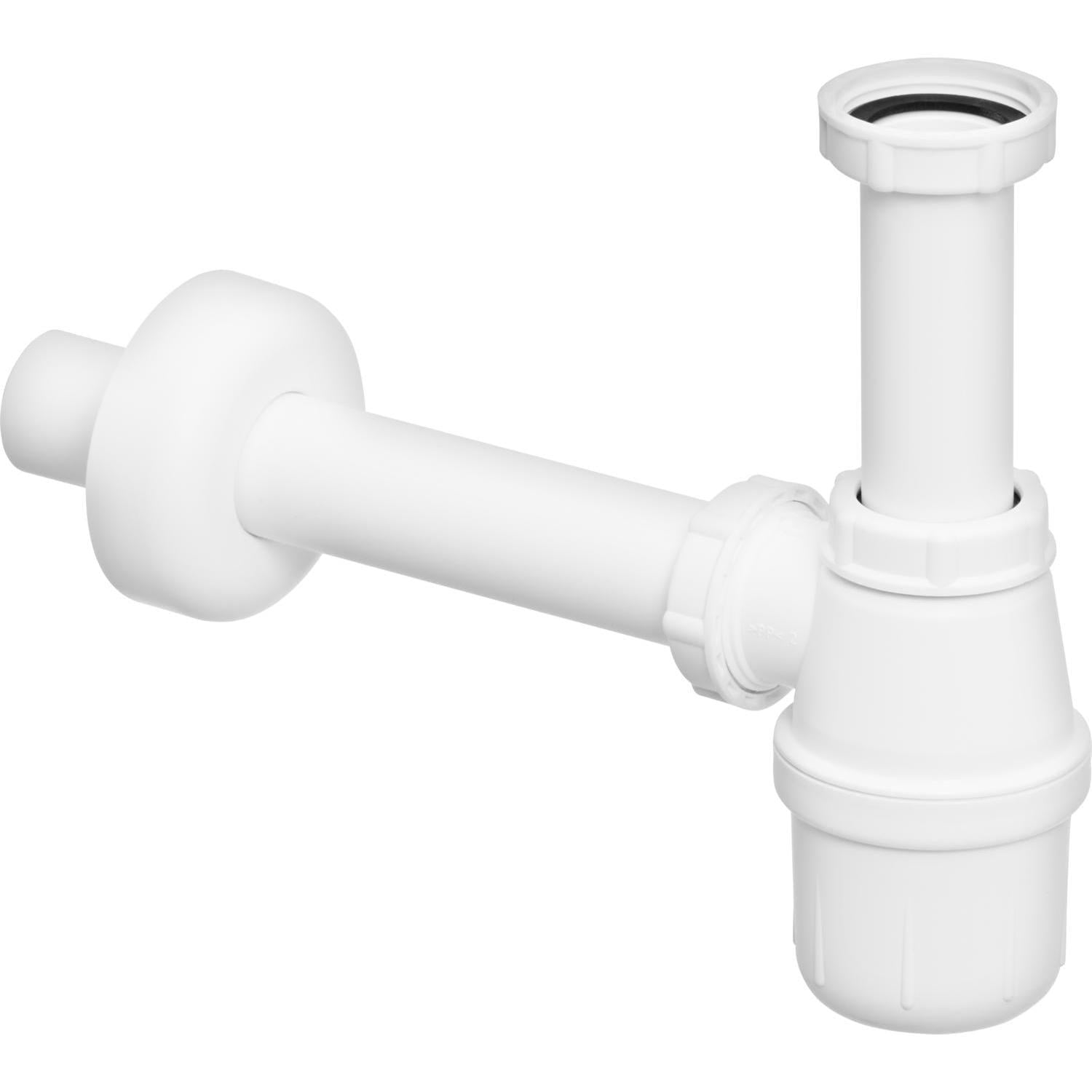 Сифон для раковины Viega 119270 1 1/2"х1 1/2" пластиковый бутылочный без гайки Белый (000000558)