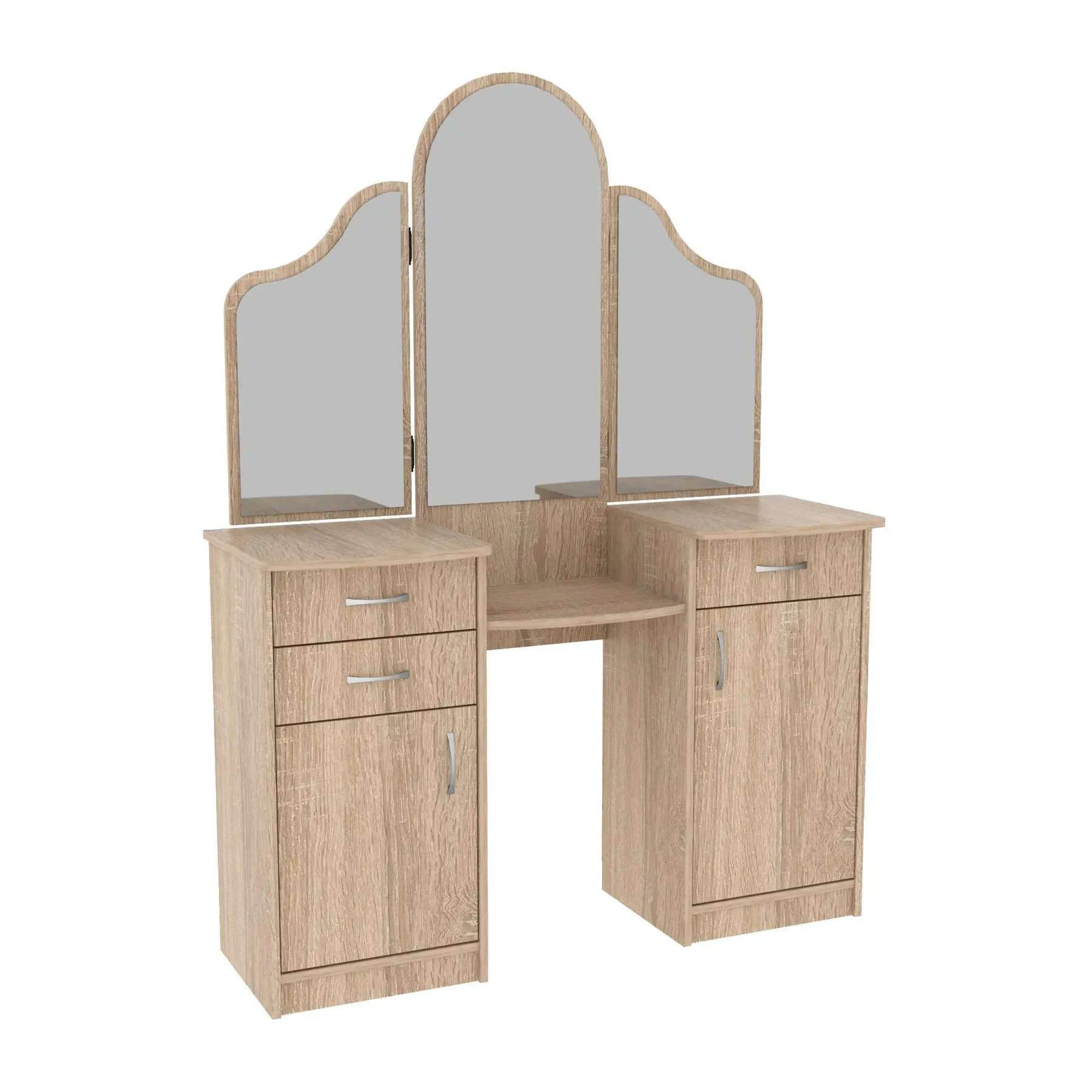 Стіл туалетний Kontinent Diana 120х42х163 см Дуб Сонома (53819235)