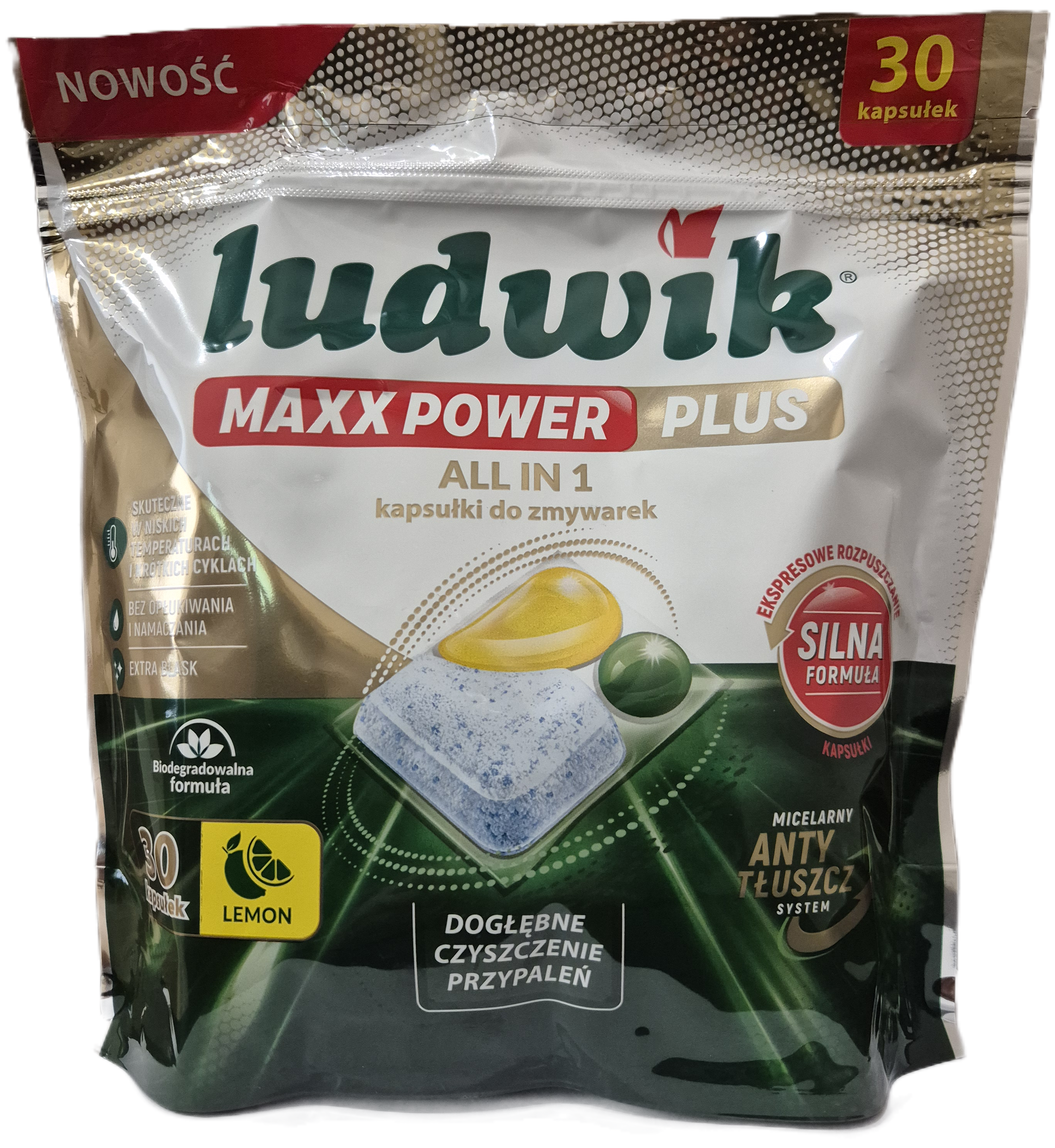 Капсули для посудомийних машин Ludwik Maxx Power All in One 30 шт. (31749828)
