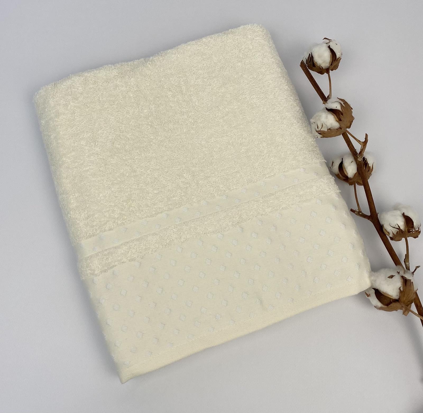 Полотенце Cottonize 70x140 см cod 138 Молочный (CN16074)