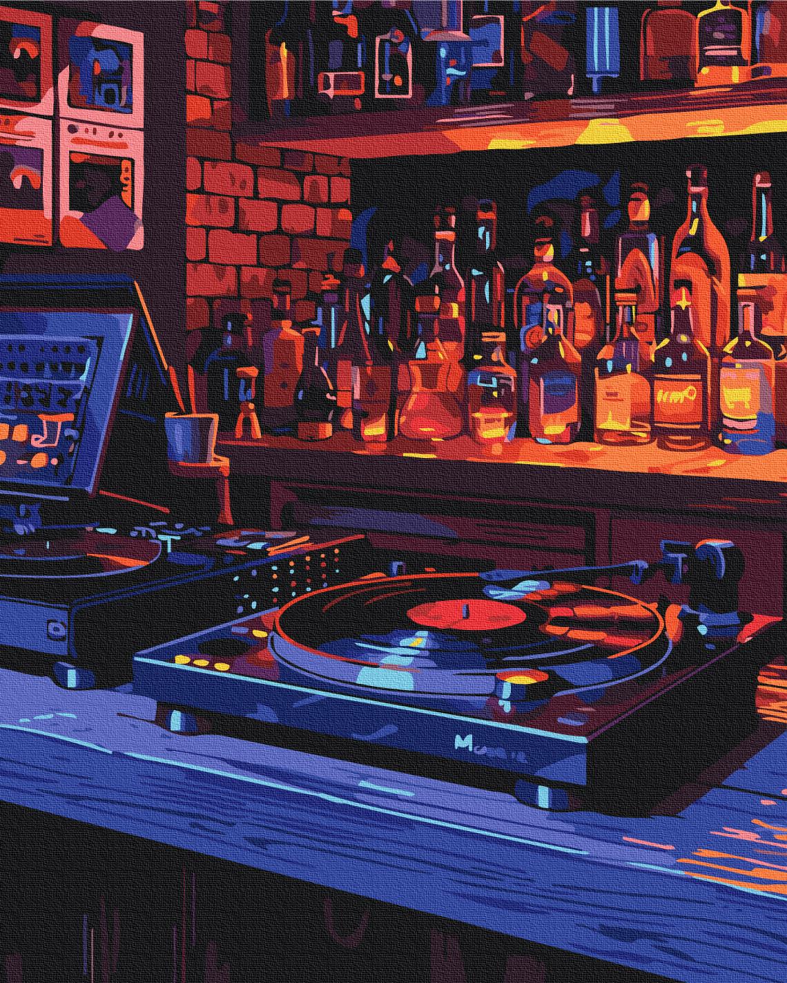 Картина за номерами Brushme Атмосфера вечора 48x60 см (BS54034L)