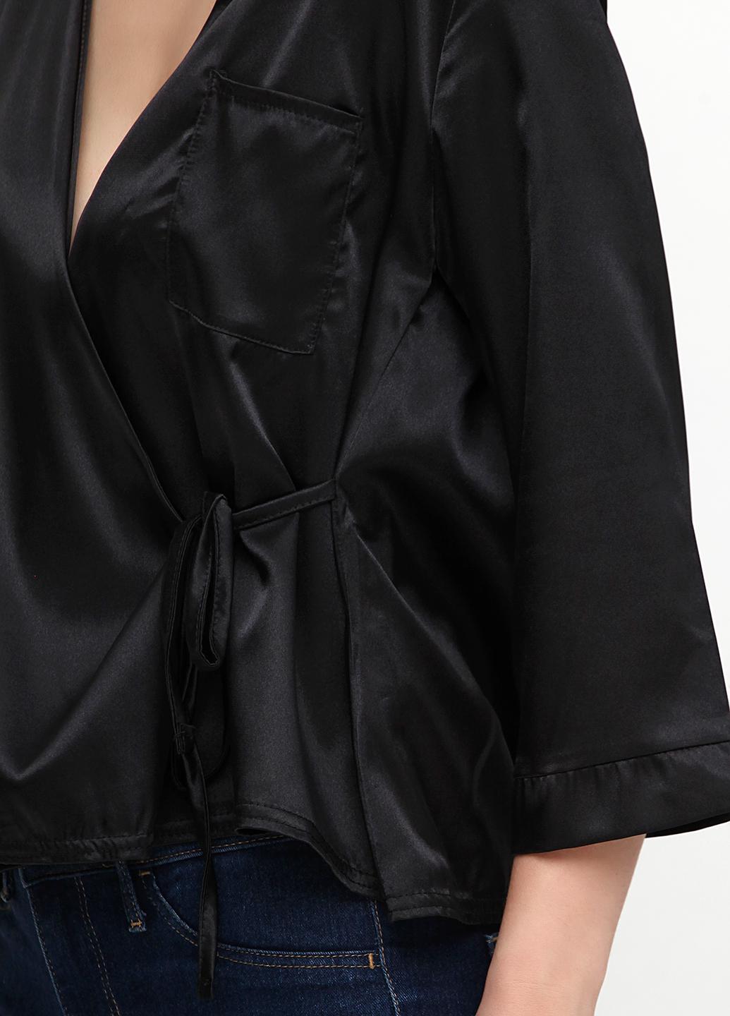 Блузка Boohoo 36 Черный (2000000404394) - фото 2 Блузка Boohoo 36 Черный (2000000404394) - фото 2