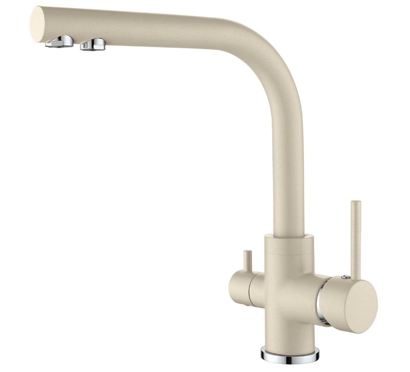 Смеситель кухонный Aquasanita Akvaduo 2663L 111 Бежевый (23455)