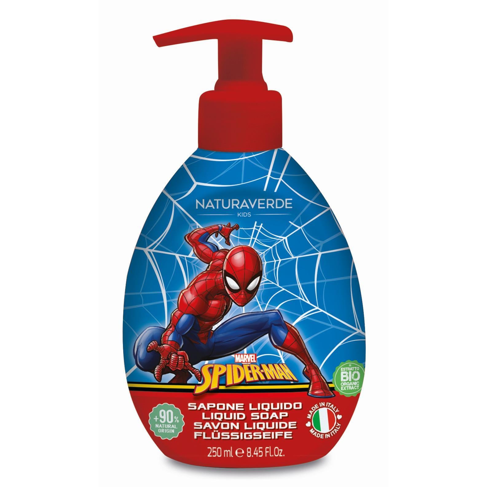 Рідке мило для дітей Naturaverde Disney Classic Spiderman з органічними екстрактами вівса 250 мл (14601)