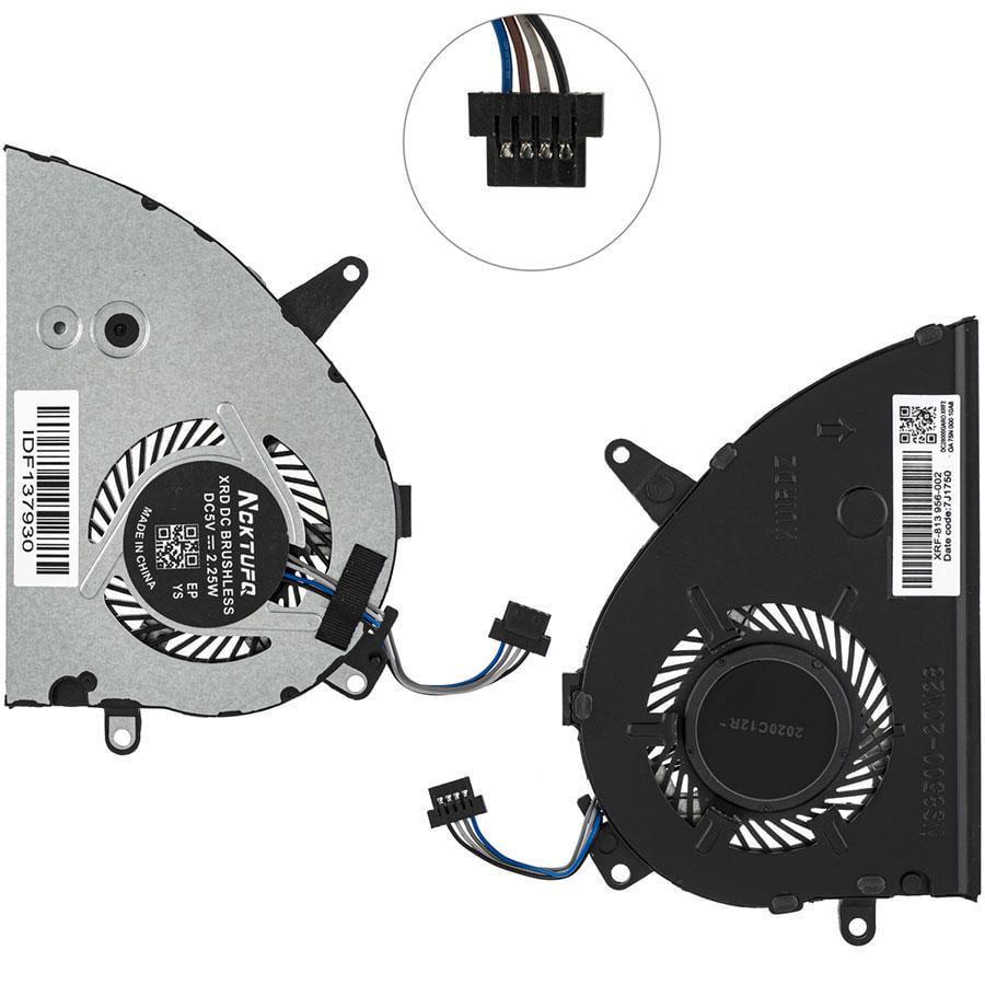 Кулер для ноутбука HP Pavilion 15-CS CPU UMA FAN (220113) - фото 2