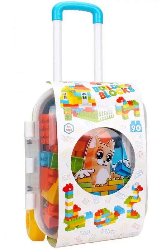 Конструктор для детей в чемодане Технок конструктор блочный 90 элементов (0275)