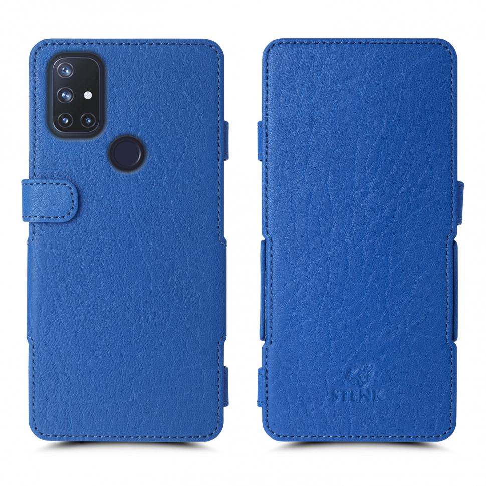 Чохол книжка Stenk Prime для OnePlus Nord N10 Яскраво-синій (68209)
