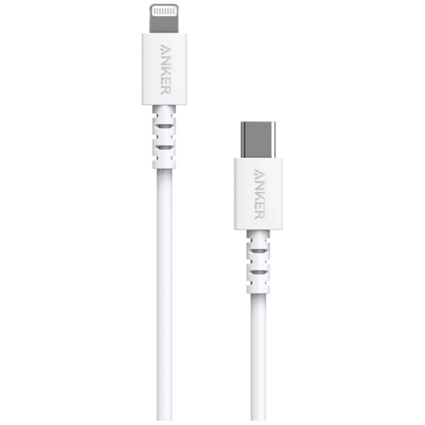 Кабель Anker Powerline Select USB-C to Lightning 0.9 м V3 White (A8612G21) - фото 1