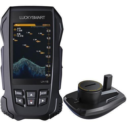 Ехолот для риболовлі Lucky LH-1B бездротовий 1-о промінь огляд 90° локація 45 м колір
