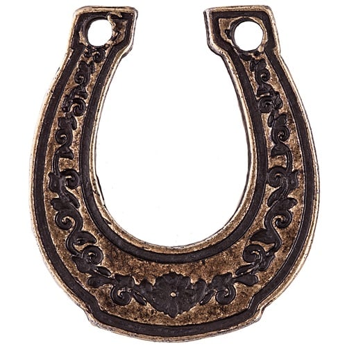 Амулет Amulets of the World Подкова Удачи 2,5x2,5x0,3 см Бронзовый (t07036)