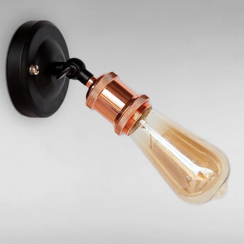 Настінний світильник LS-18105-1 Чорний/Рожеве золото ​​​​​​​