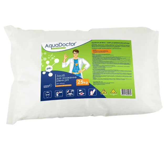 Химия для бассейна AquaDoctor pH Minus 25 кг (38834)