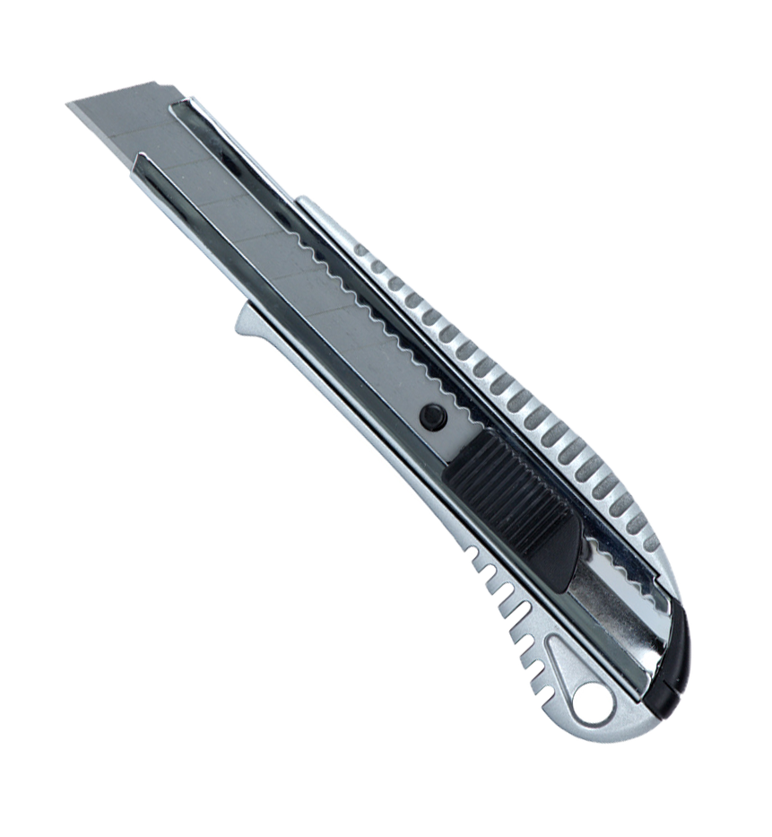Нож с металлическим корпусом Grad автозамок 18 мм (50213)